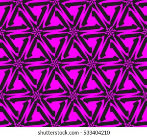 Geometric shape abstract vector illustration. Seamless pattern.