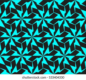 Geometric shape abstract vector illustration. Seamless pattern.