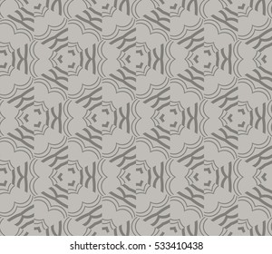 Geometric shape abstract vector illustration. Seamless pattern.