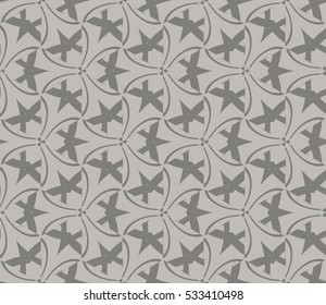 Geometric shape abstract vector illustration. Seamless pattern.