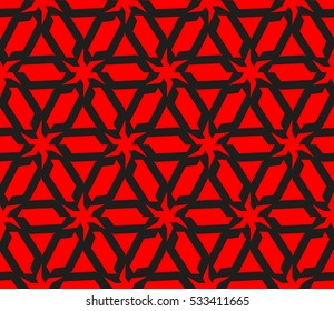 Geometric shape abstract vector illustration. Seamless pattern.
