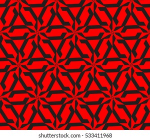 Geometric shape abstract vector illustration. Seamless pattern.
