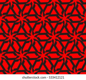 Geometric shape abstract vector illustration. Seamless pattern.
