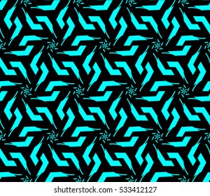 Geometric shape abstract vector illustration. Seamless pattern.
