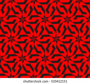 Geometric shape abstract vector illustration. Seamless pattern.
