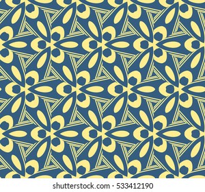 Geometric shape abstract vector illustration. Seamless pattern.
