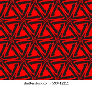 Geometric shape abstract vector illustration. Seamless pattern.
