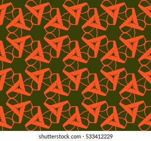 Geometric shape abstract vector illustration. Seamless pattern.
