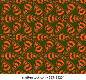 Geometric shape abstract vector illustration. Seamless pattern.