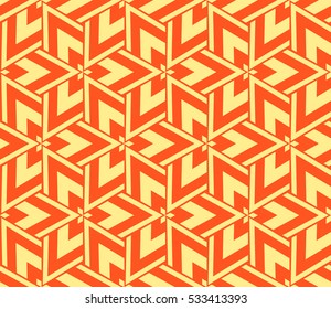 Geometric shape abstract vector illustration. Seamless pattern.
