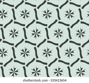 Geometric shape abstract vector illustration. Seamless pattern.