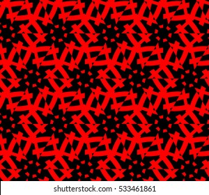 Geometric shape abstract vector illustration. Seamless pattern.