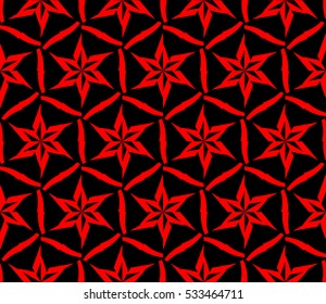Geometric shape abstract vector illustration. Seamless pattern.