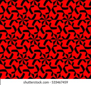 Geometric shape abstract vector illustration. Seamless pattern.