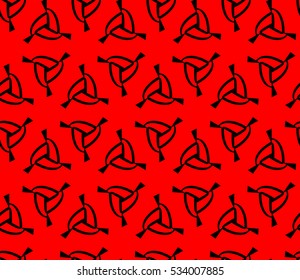 Geometric shape abstract vector illustration. Seamless pattern.