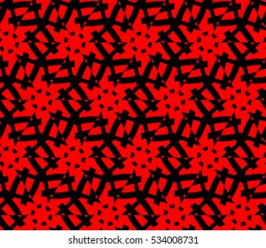 Geometric shape abstract vector illustration. Seamless pattern.