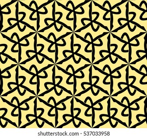 Geometric shape abstract vector illustration. Seamless pattern.