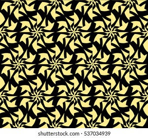 Geometric shape abstract vector illustration. Seamless pattern.