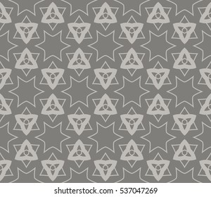 Geometric shape abstract vector illustration. Seamless pattern.
