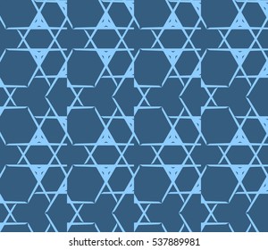 Geometric shape abstract vector illustration. Seamless pattern.