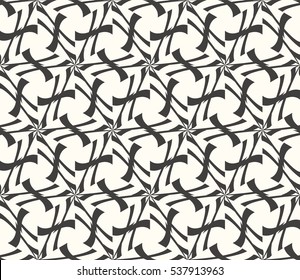 Geometric shape abstract vector illustration. Seamless pattern.