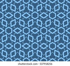 Geometric shape abstract vector illustration. Seamless pattern.