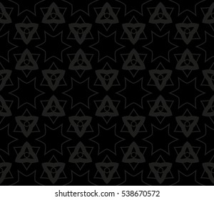 Geometric shape abstract vector illustration. Seamless pattern.