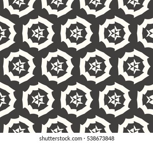 Geometric shape abstract vector illustration. Seamless pattern.