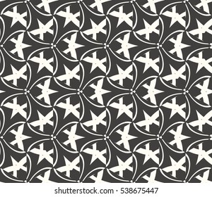 Geometric shape abstract vector illustration. Seamless pattern.