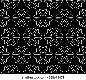 Geometric shape abstract vector illustration. Seamless pattern.