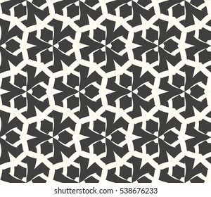 Geometric shape abstract vector illustration. Seamless pattern.