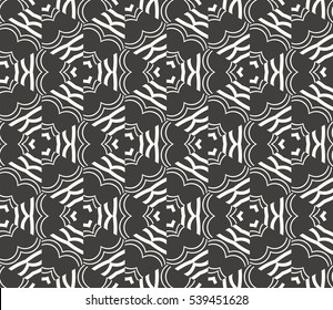 Geometric shape abstract vector illustration. Seamless pattern.