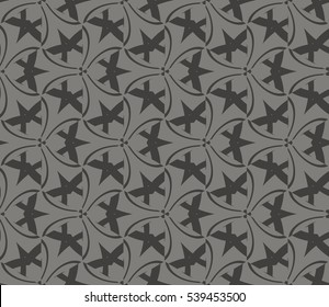 Geometric shape abstract vector illustration. Seamless pattern.