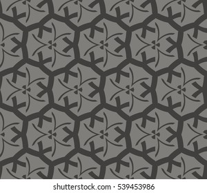 Geometric shape abstract vector illustration. Seamless pattern.