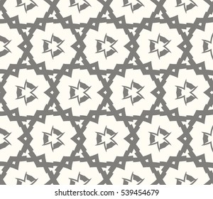 Geometric shape abstract vector illustration. Seamless pattern.