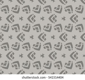 Geometric shape abstract vector illustration. Seamless pattern.