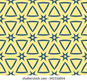 Geometric shape abstract vector illustration. Seamless pattern.