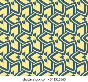 Geometric shape abstract vector illustration. Seamless pattern.