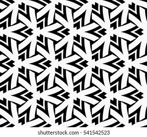 Geometric shape abstract vector illustration. Seamless pattern.