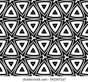 Geometric shape abstract vector illustration. Seamless pattern.