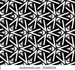 Geometric shape abstract vector illustration. Seamless pattern.