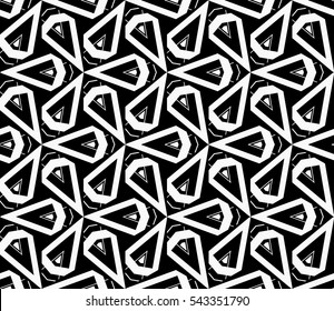 Geometric shape abstract vector illustration. Seamless pattern.