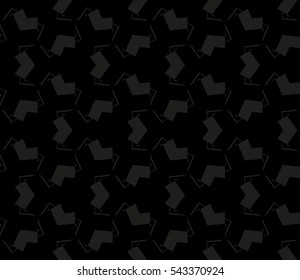 Geometric shape abstract vector illustration. Seamless pattern.