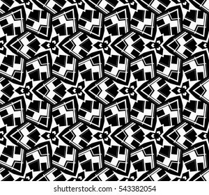 Geometric shape abstract vector illustration. Seamless pattern.