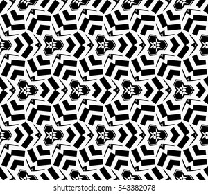 Geometric shape abstract vector illustration. Seamless pattern.