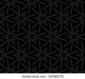 Geometric shape abstract vector illustration. Seamless pattern.