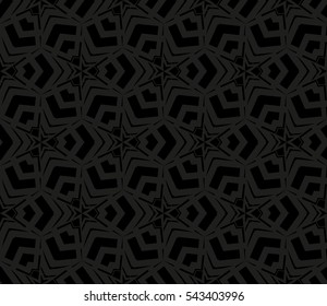 Geometric shape abstract vector illustration. Seamless pattern.