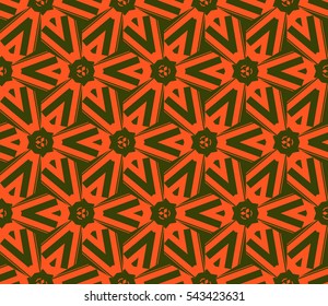 Geometric shape abstract vector illustration. Seamless pattern.