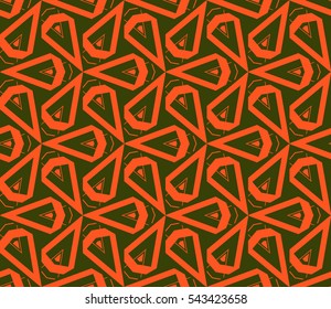 Geometric shape abstract vector illustration. Seamless pattern.