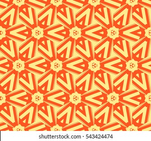 Geometric shape abstract vector illustration. Seamless pattern.